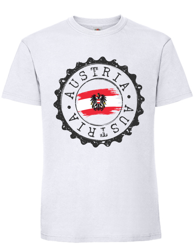 T-Shirt weiß Stempel